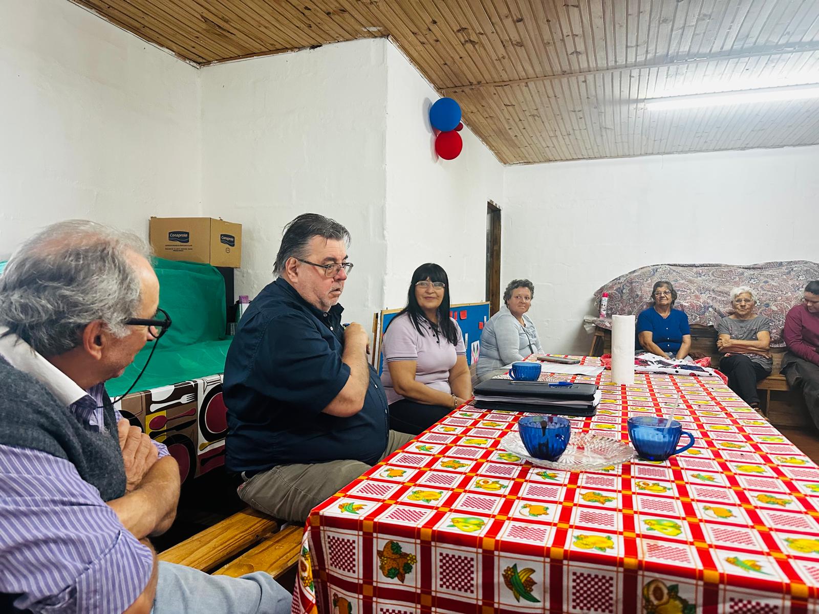 Gestión y diálogo: el intendente Eber da Rosa continúa recorriendo el departamento