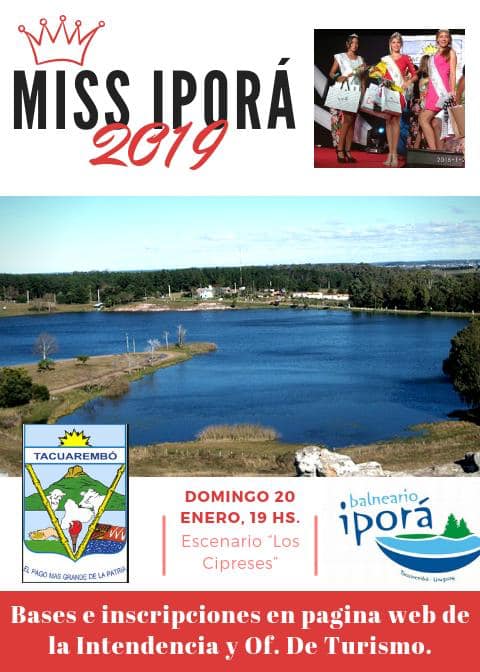 Miss Iporá se elige el domingo 20