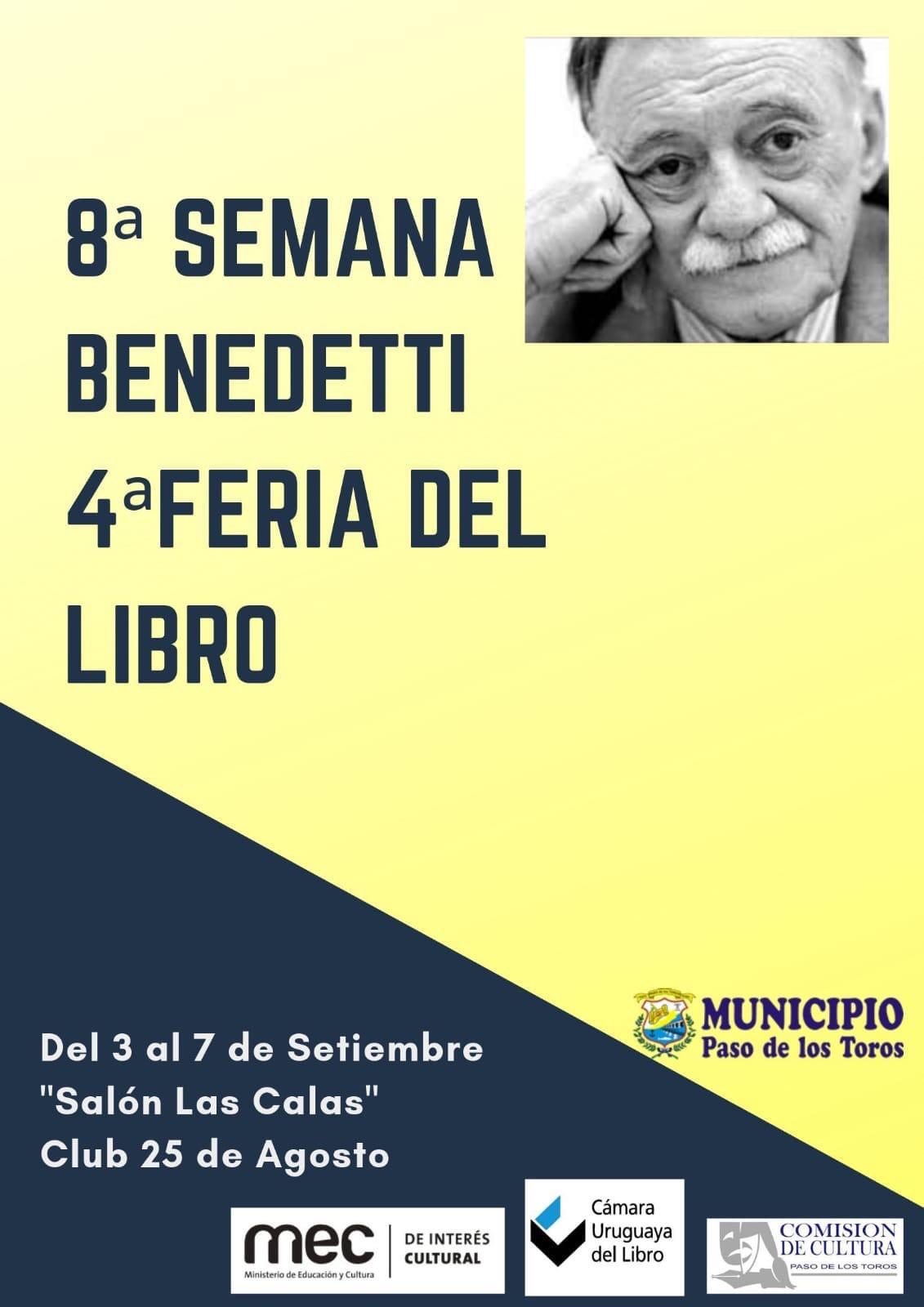 8ª Semana Benedetti, 4ª Feria del Libro- Club 25 de Agosto, Paso de los Toros