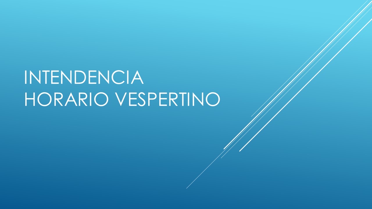 Intendencia atención al público horario vespertino