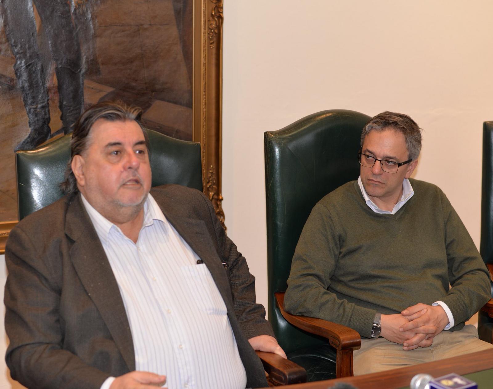 El Intendente Eber Da Rosa, recibió al Rector de la Universidad de la República Rodrigo Arim