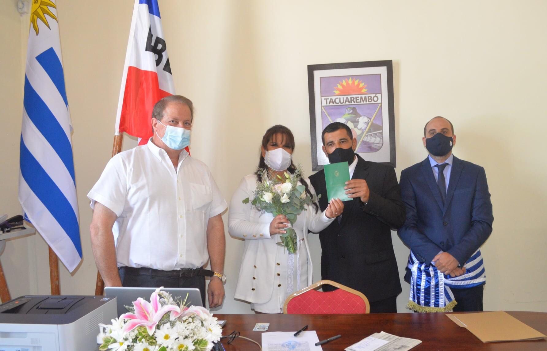 Diego y María de los Ángeles , primer casamiento en este 2022