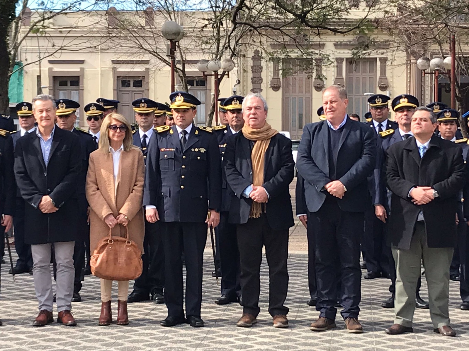 Ezquerra acompañó el acto por el 185° aniversario de la Jefatura de Policía