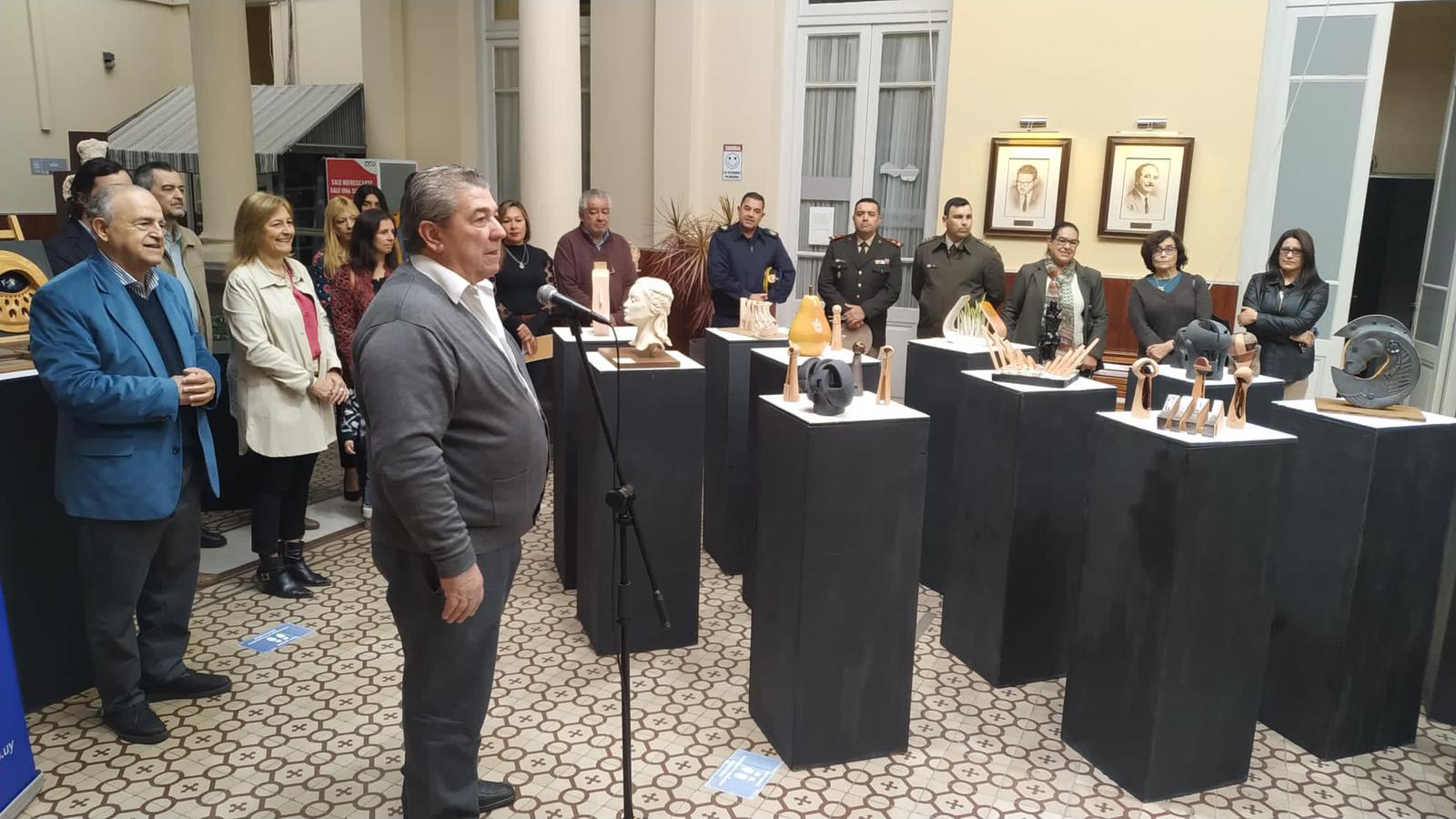 Comenzó la Semana del Patrimonio con la muestra de esculturas en homenaje a José Bulmini