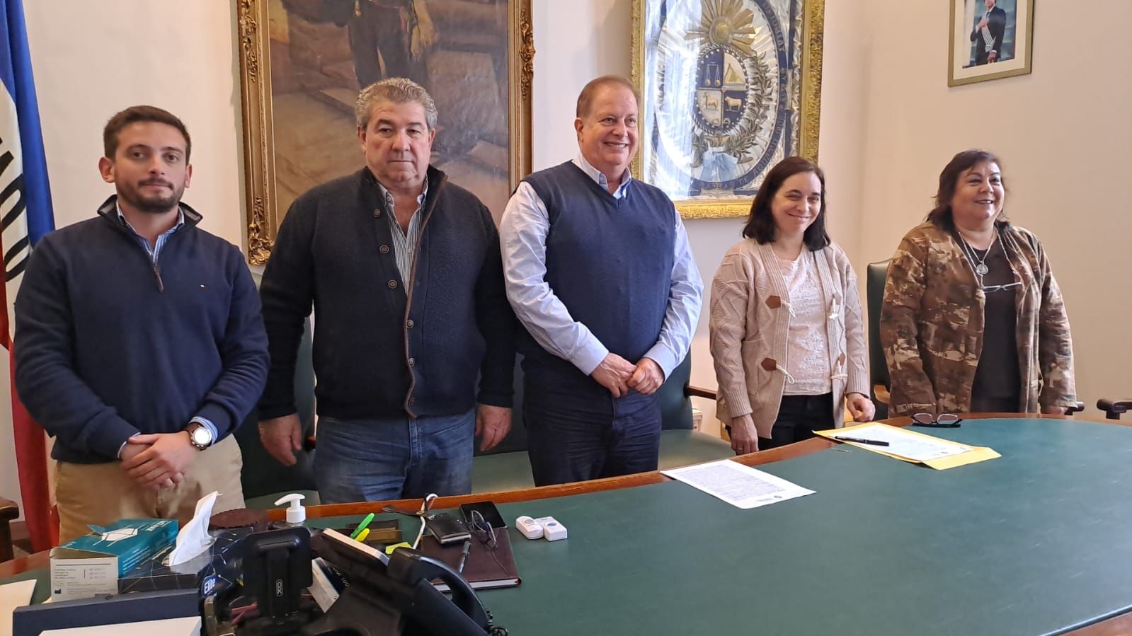 Ezquerra afirmó que construcción de la Terminal de ómnibus de Villa Ansina “es un sueño para la zona”