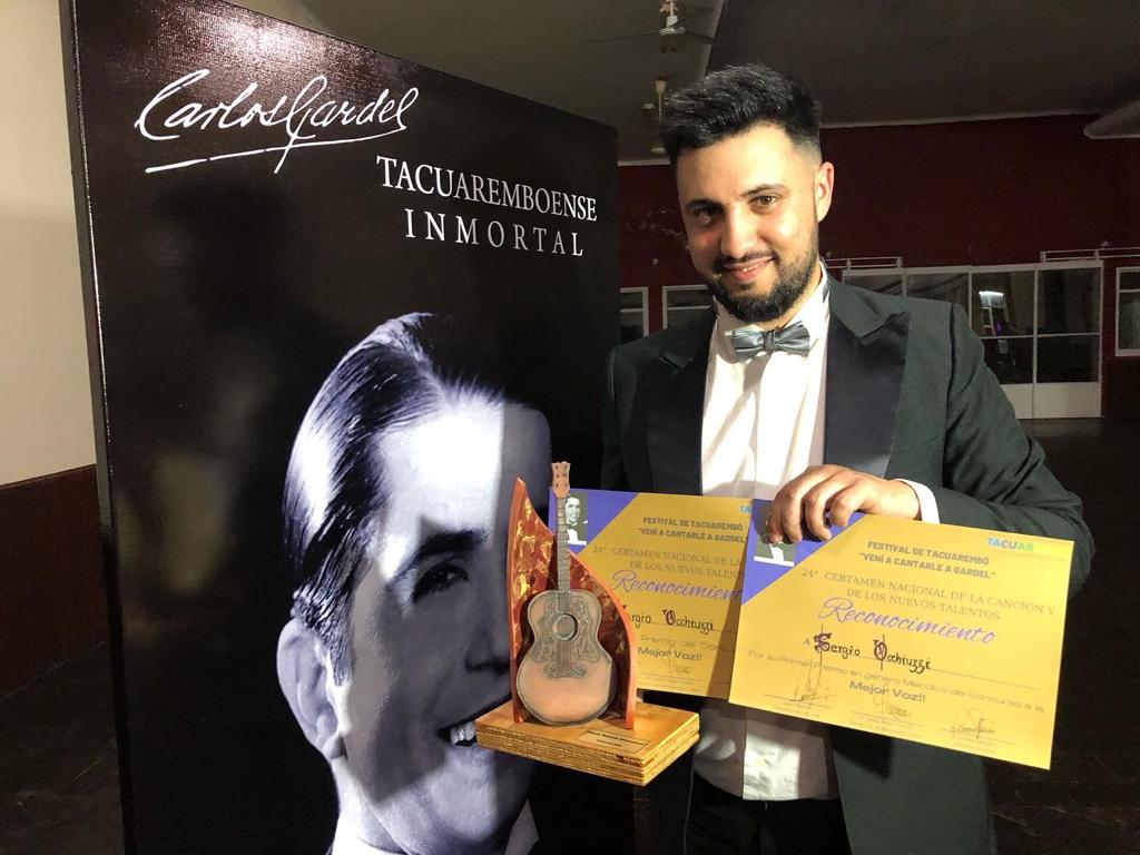 Sergio Occhiuzzi se consagró como la Mejor Voz del certamen “Vení a cantarle a Gardel”
