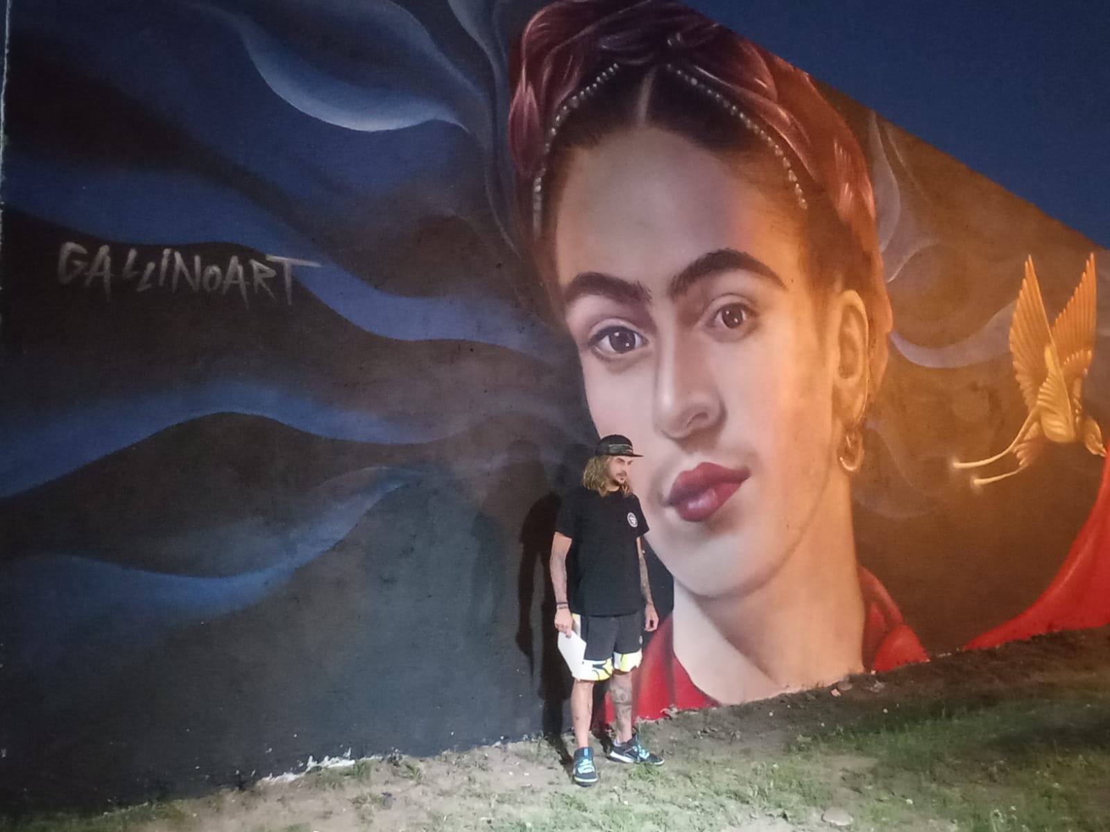 Gallino Art dejó plasmado su arte en San Gregorio de Polanco