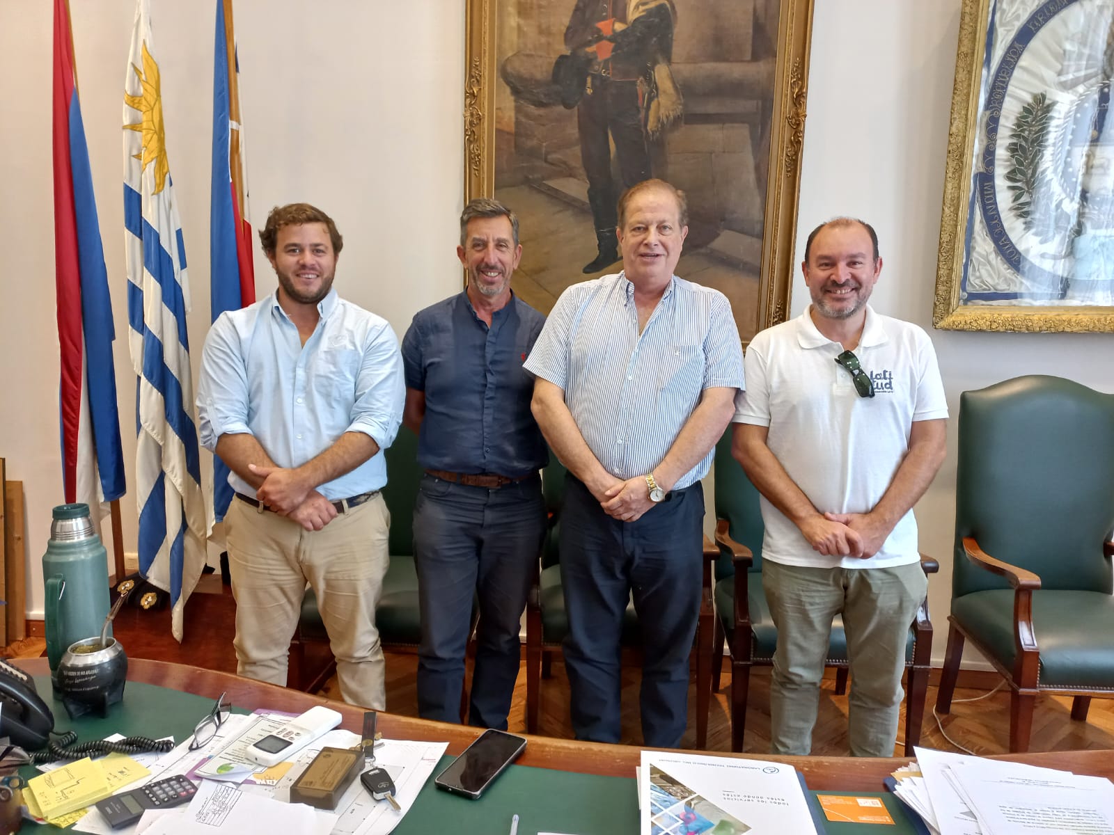 Ezquerra se reunió con referentes del programa LATU Uruguay