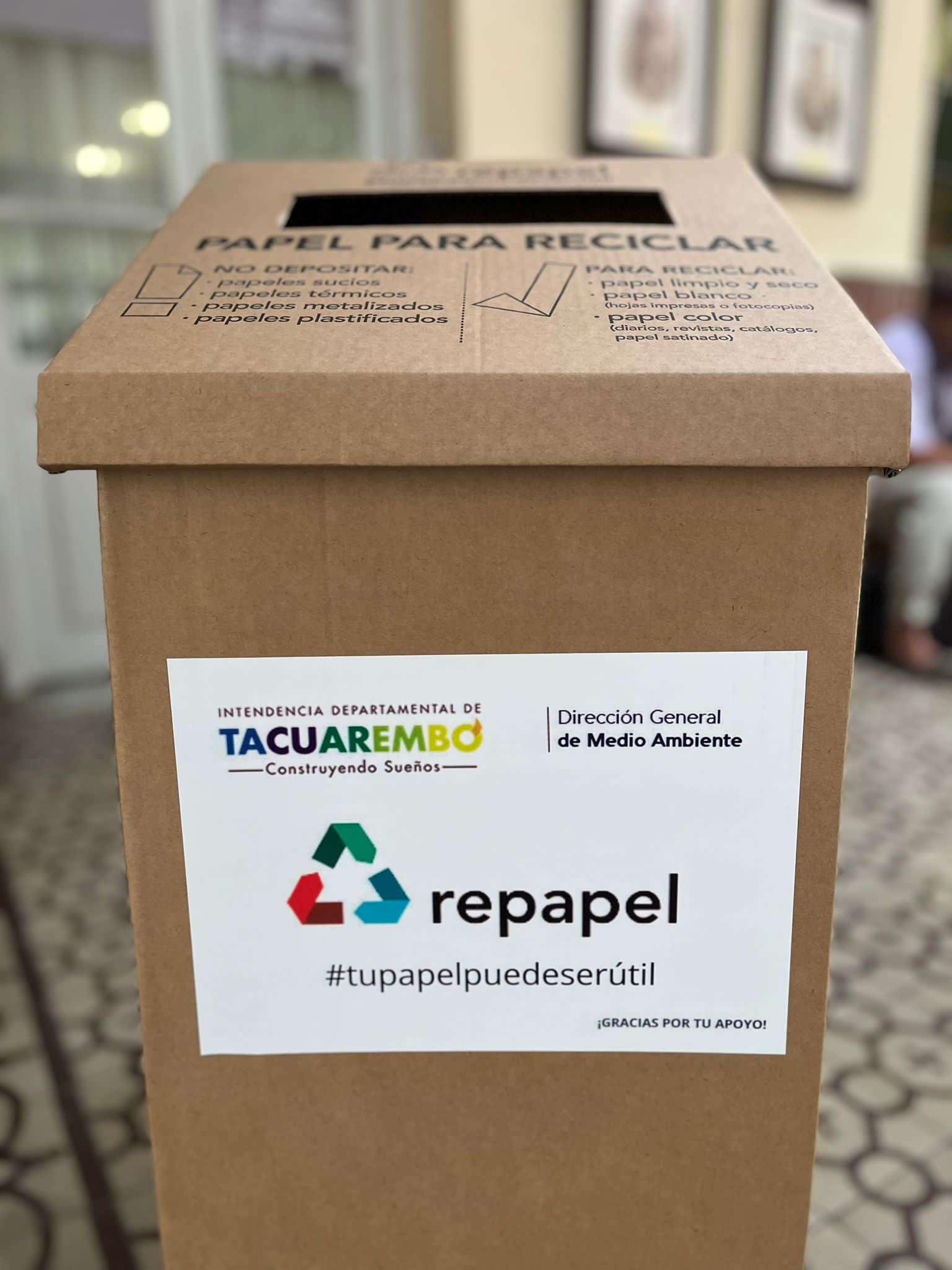Se invita a sumarse a la campaña ¿Cómo clasificar tu papel?