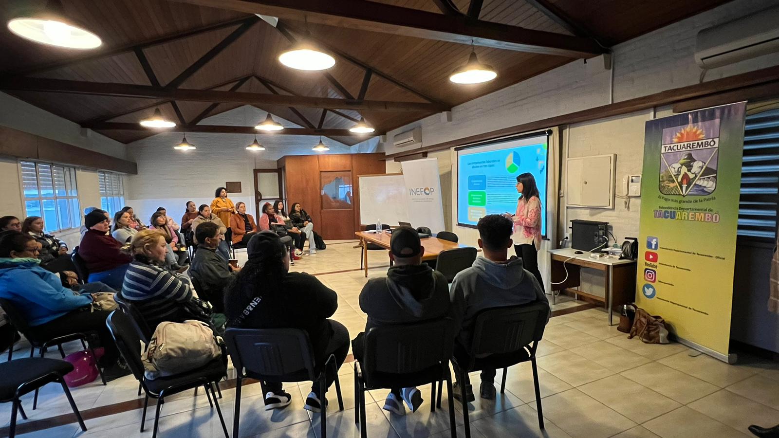 Participantes de Jornales Solidarios se sumaron al Programa Templar de INEFOP