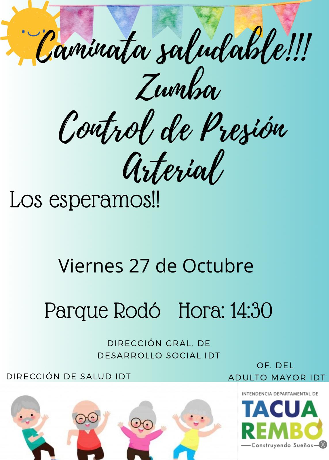 Mes de las Personas Mayores, actividad en Parque Rodó