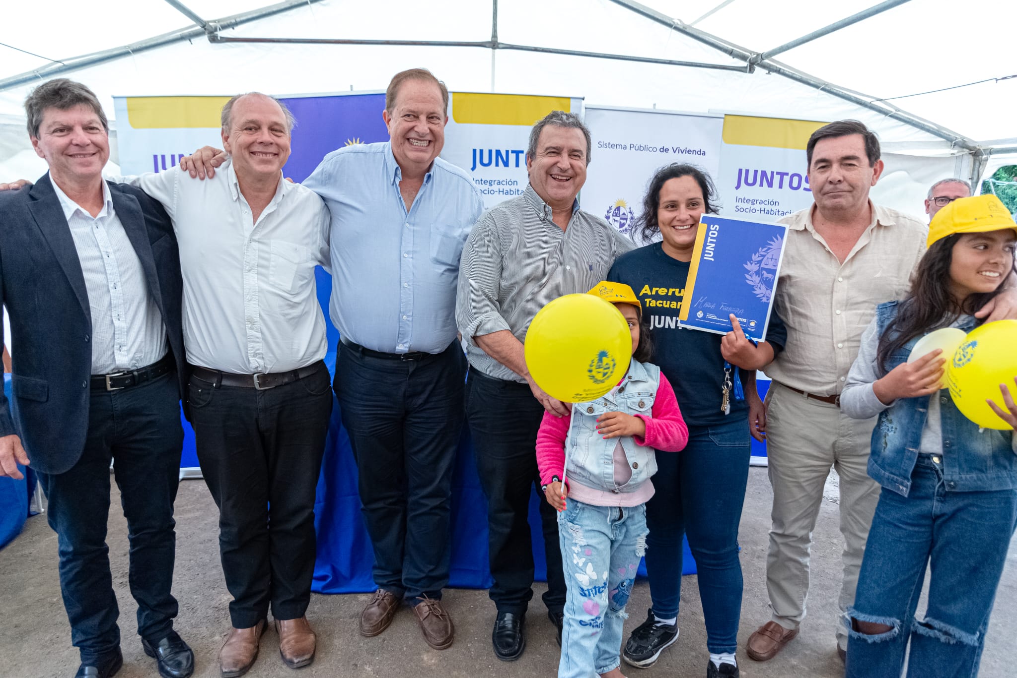 Se inauguraron seis viviendas del Plan Juntos en el barrio San Gabriel de Tacuarembó