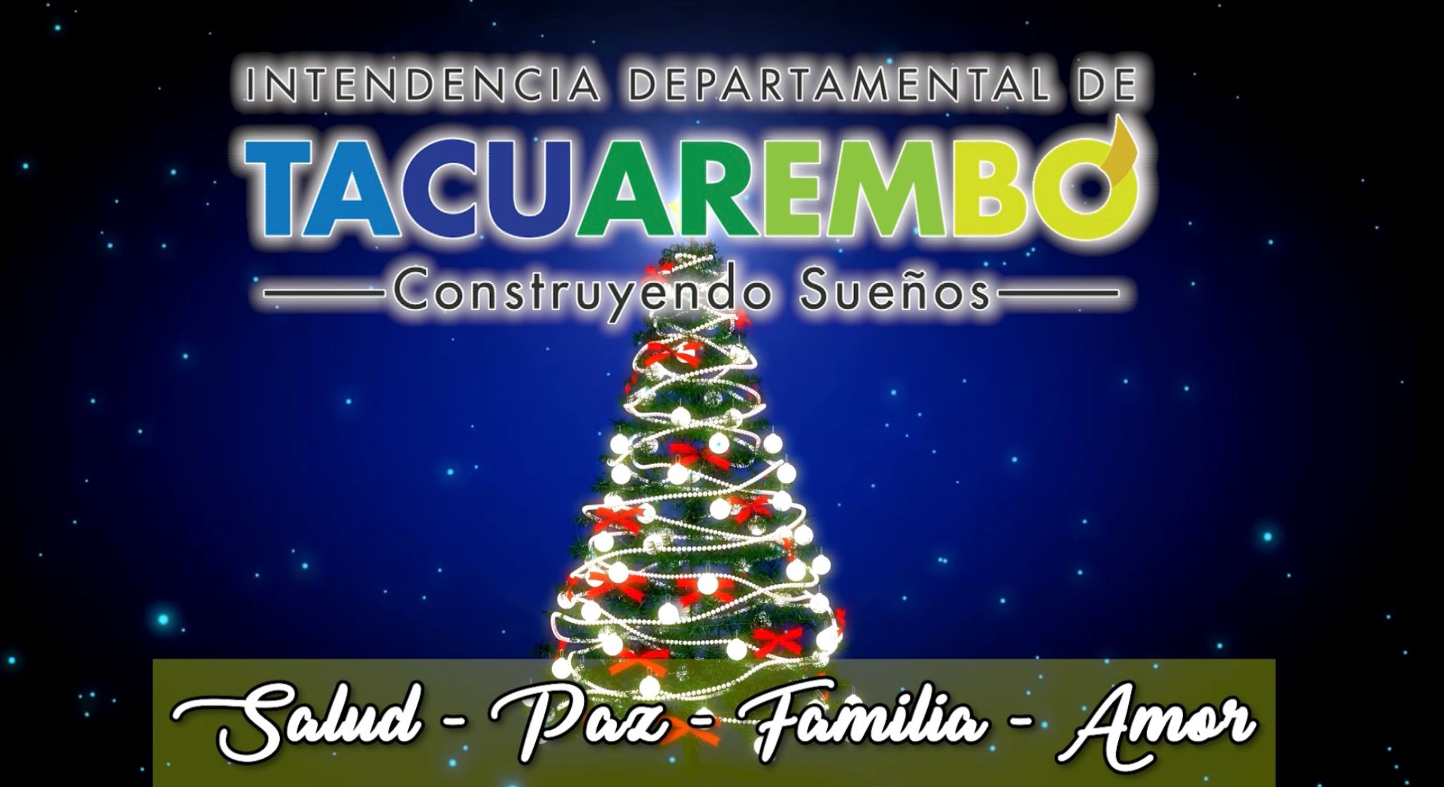 Navidad y Año Nuevo con un mensaje de afecto y esperanza