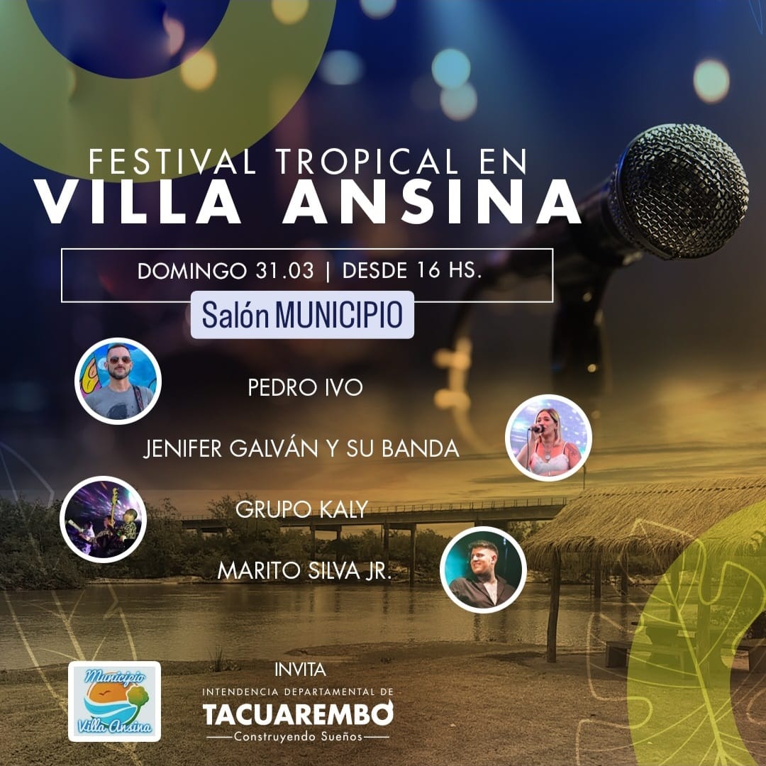 No se suspende el Festival Tropical en Villa Ansina