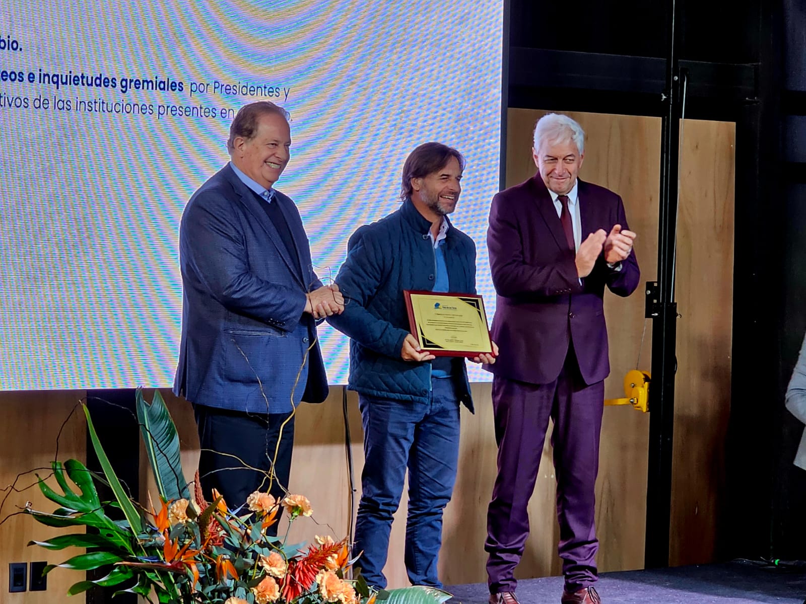 Lacalle Pou asistió a encuentro de la Confederación Empresarial del Uruguay en Paso de los Toros