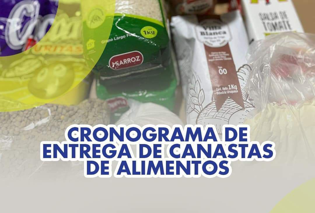 Continúa la entrega de canastas en el departamento