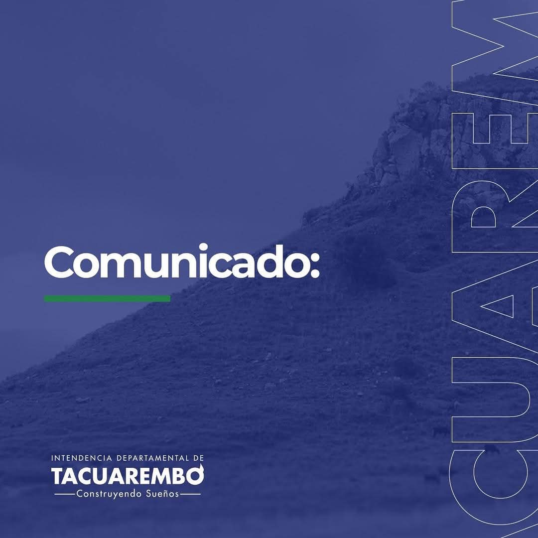 Intendencia de Tacuarembó no atenderá al público este lunes 25 de noviembre