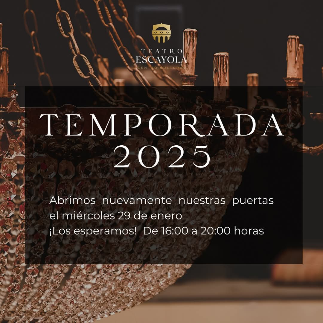 Comienza la temporada 2025 del Teatro Escayola
