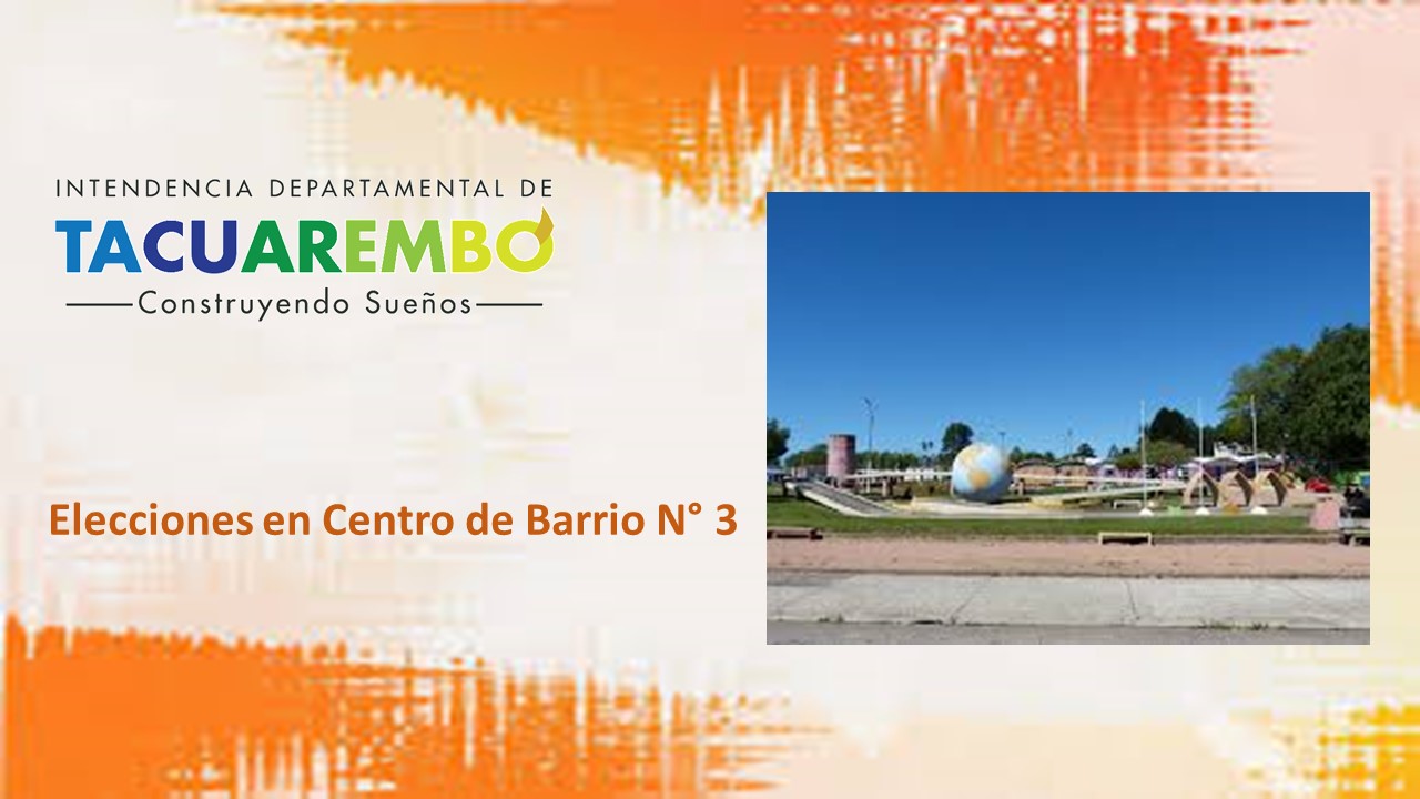 Elecciones en Centro de Barrio 3