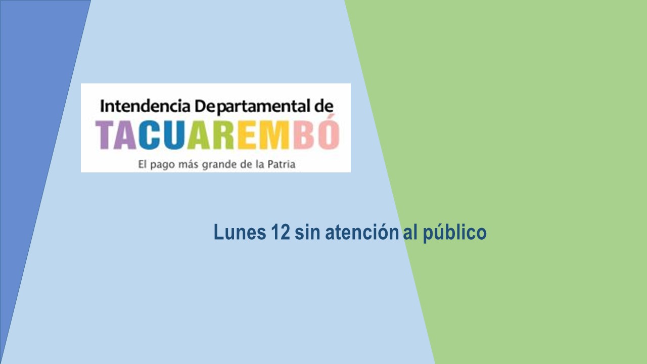 Asueto Intendencia Departamental