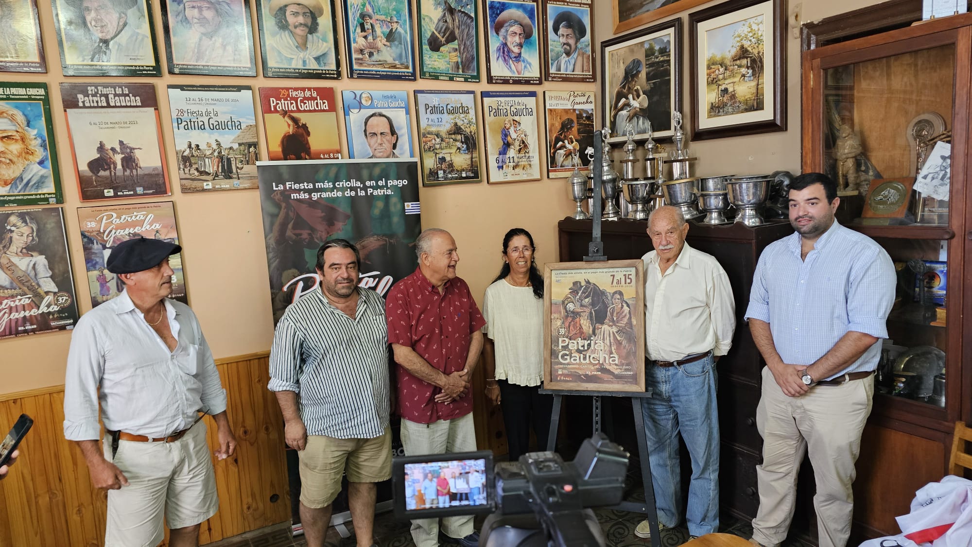 Quedó presentado el afiche de la 39ª Fiesta de la Patria Gaucha