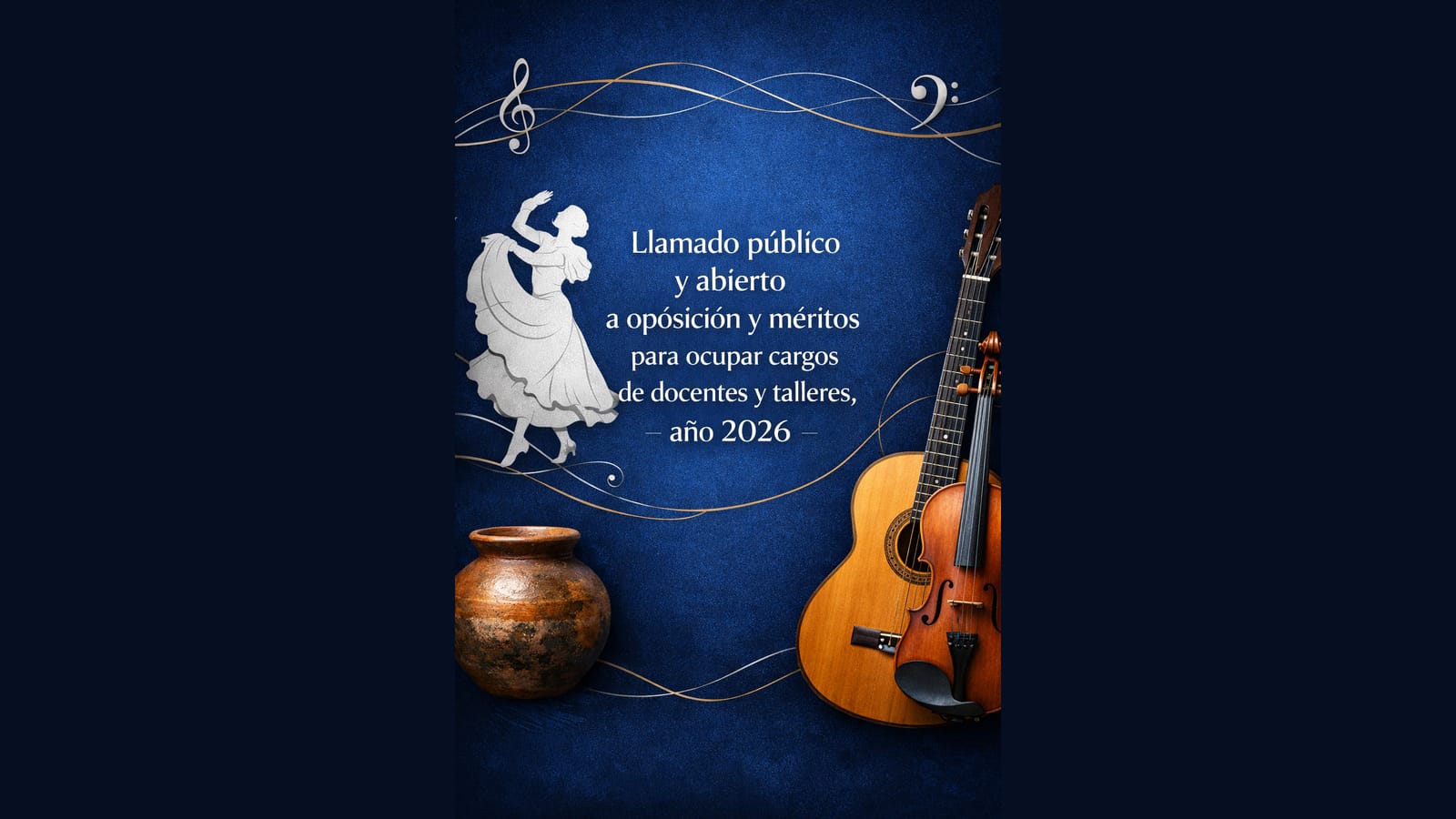 Llamado público y abierto a oposición y méritos para ocupar cargos de docentes y talleres, año 2026
