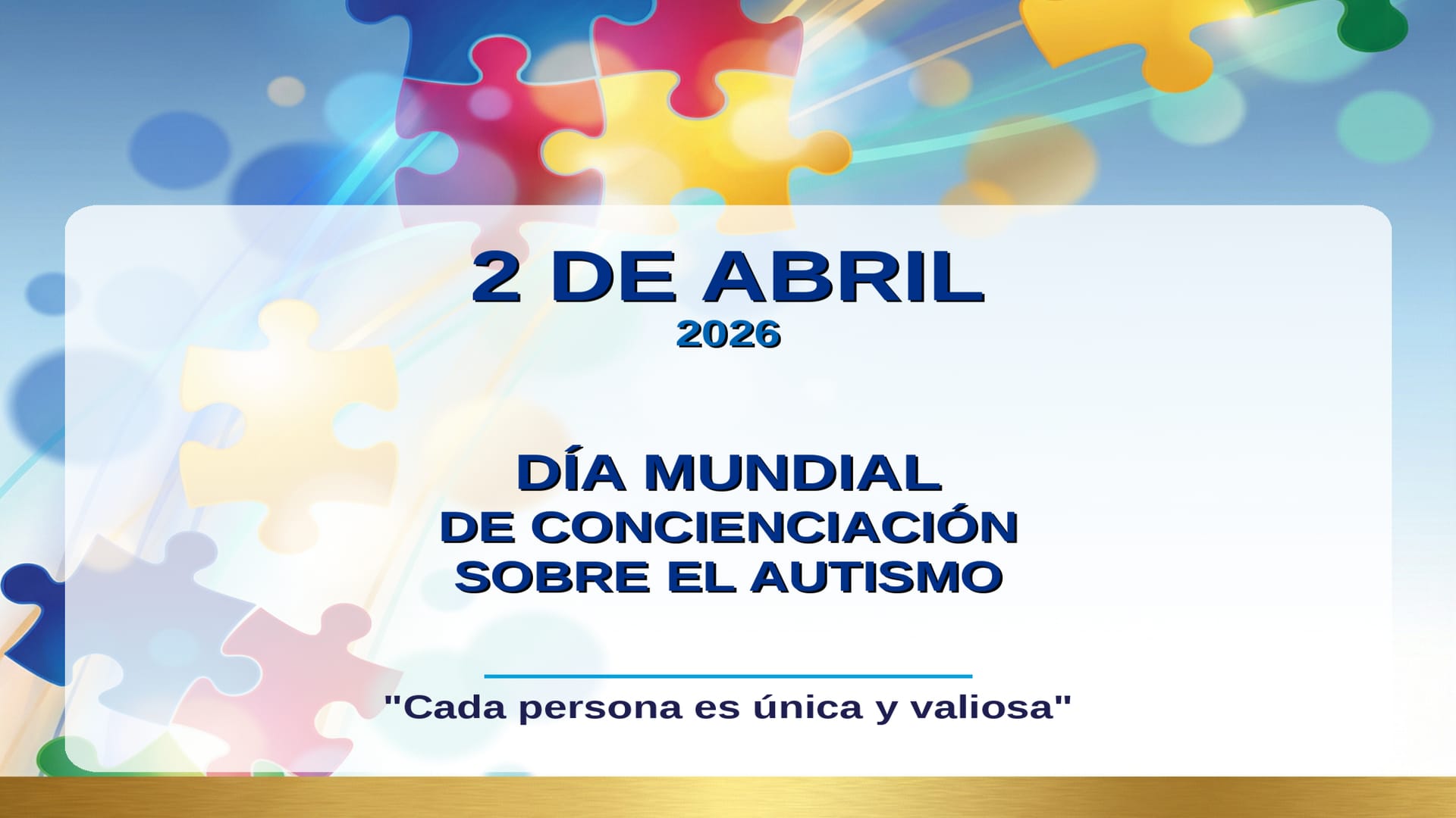 Día Mundial de Concientización del Autismo