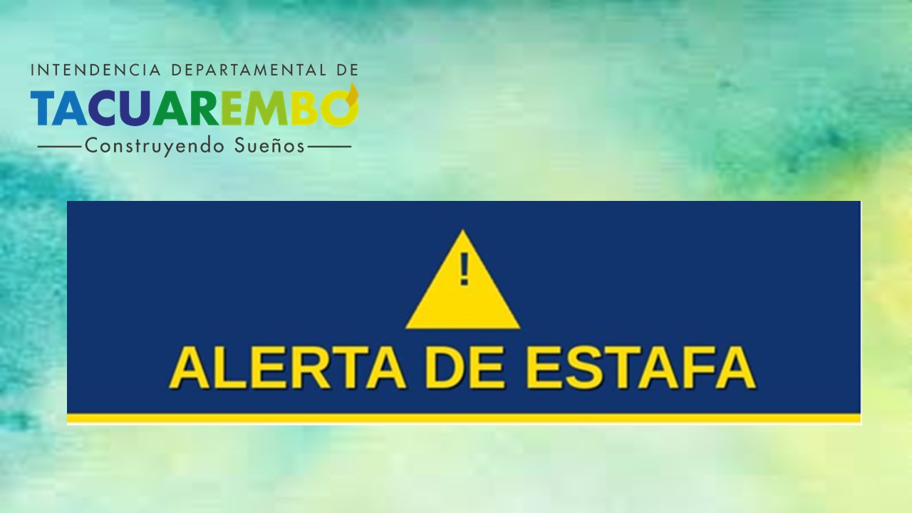 Alerta a la población por estafas