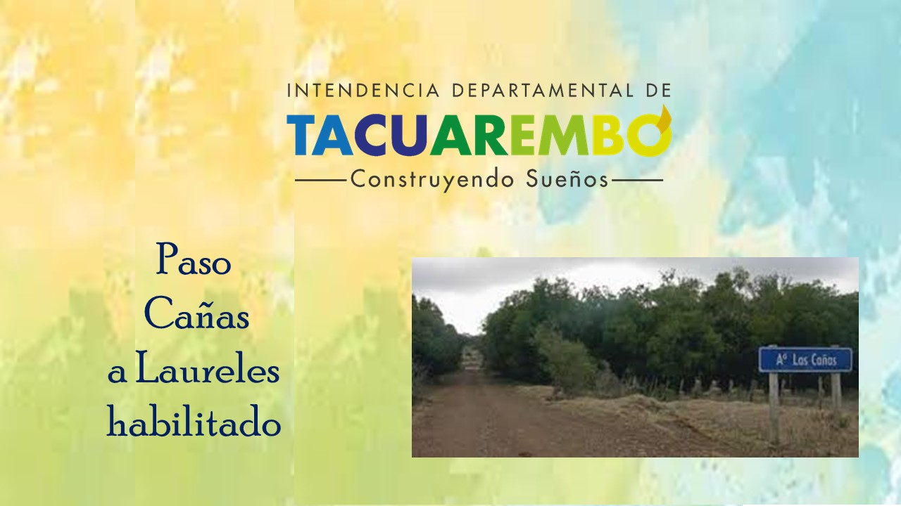 Paso zona de Las Cañas rumbo a Laureles habilitado