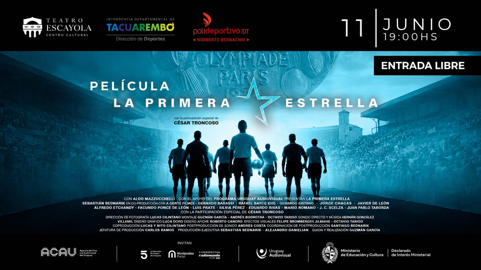 El Teatro Escayola exhibe con entrada libre el documental «La Primera Estrella» sobre la conquista olímpica de 1924