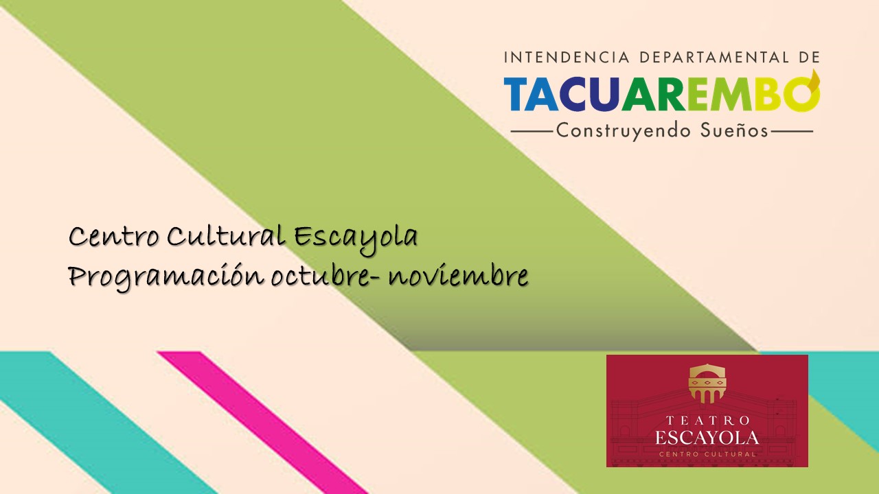 Programación octubre-noviembre Teatro Escayola