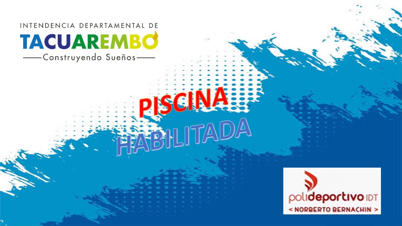 Piscina Polideportivo habilitada