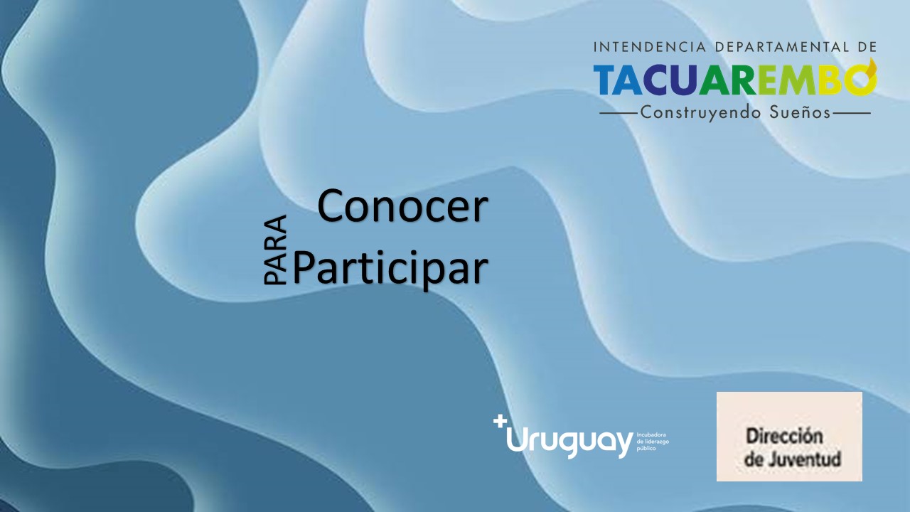 Conocer para participar
