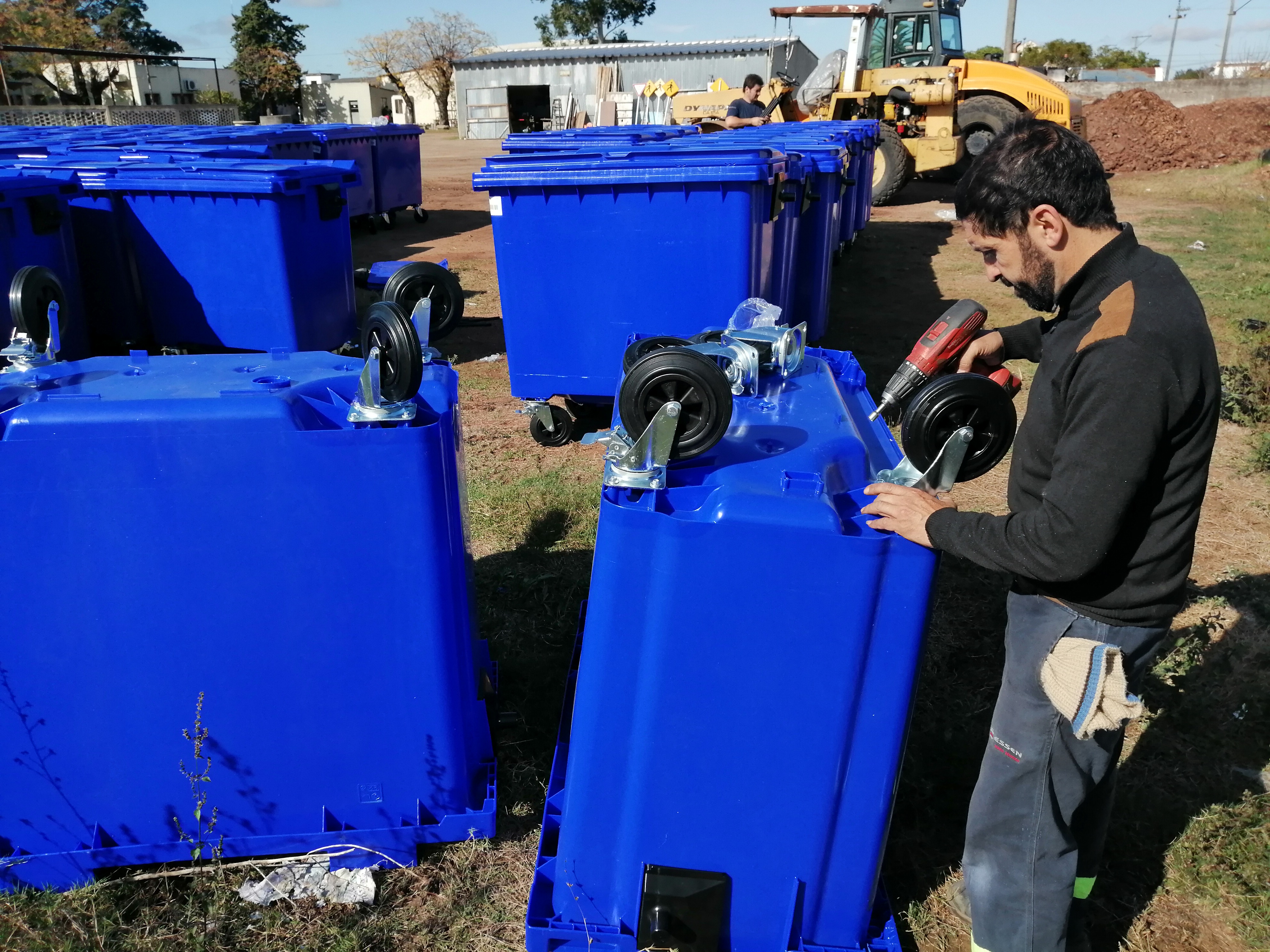 Paso de los Toros, llegaron más contenedores
