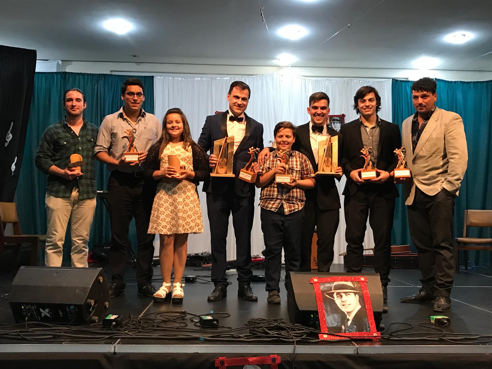 Ganadores del Vení a cantarle a Gardel