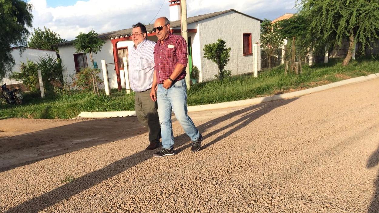 Eber Da Rosa recorrió las calles de Ansina