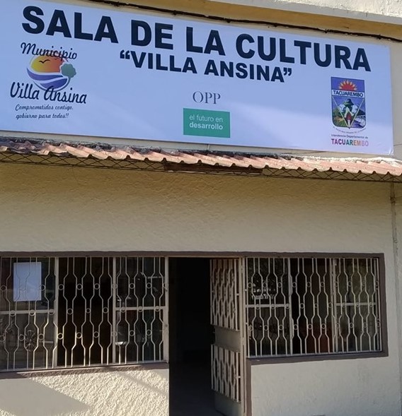 Se inaugura la Casa de la Cultura en Villa Ansina