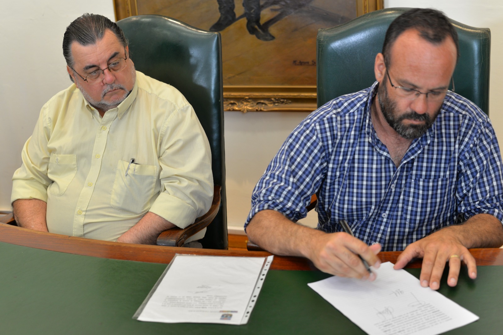 Se firmó el contrato de obra para la Remodelación de la Avda. Oribe