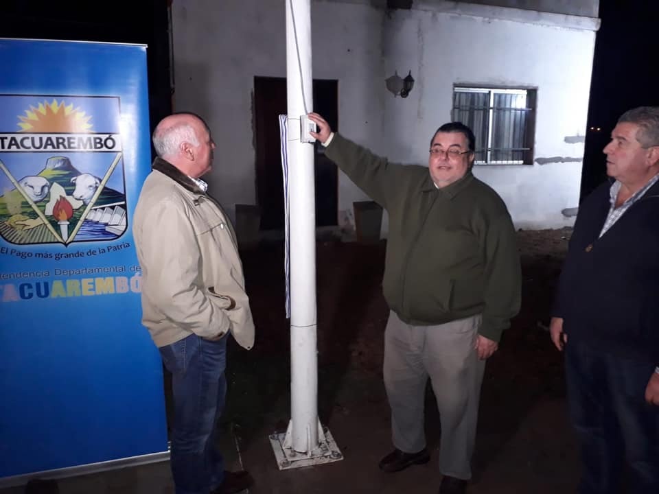 Inauguración Alumbrado Público en Paso Bonilla