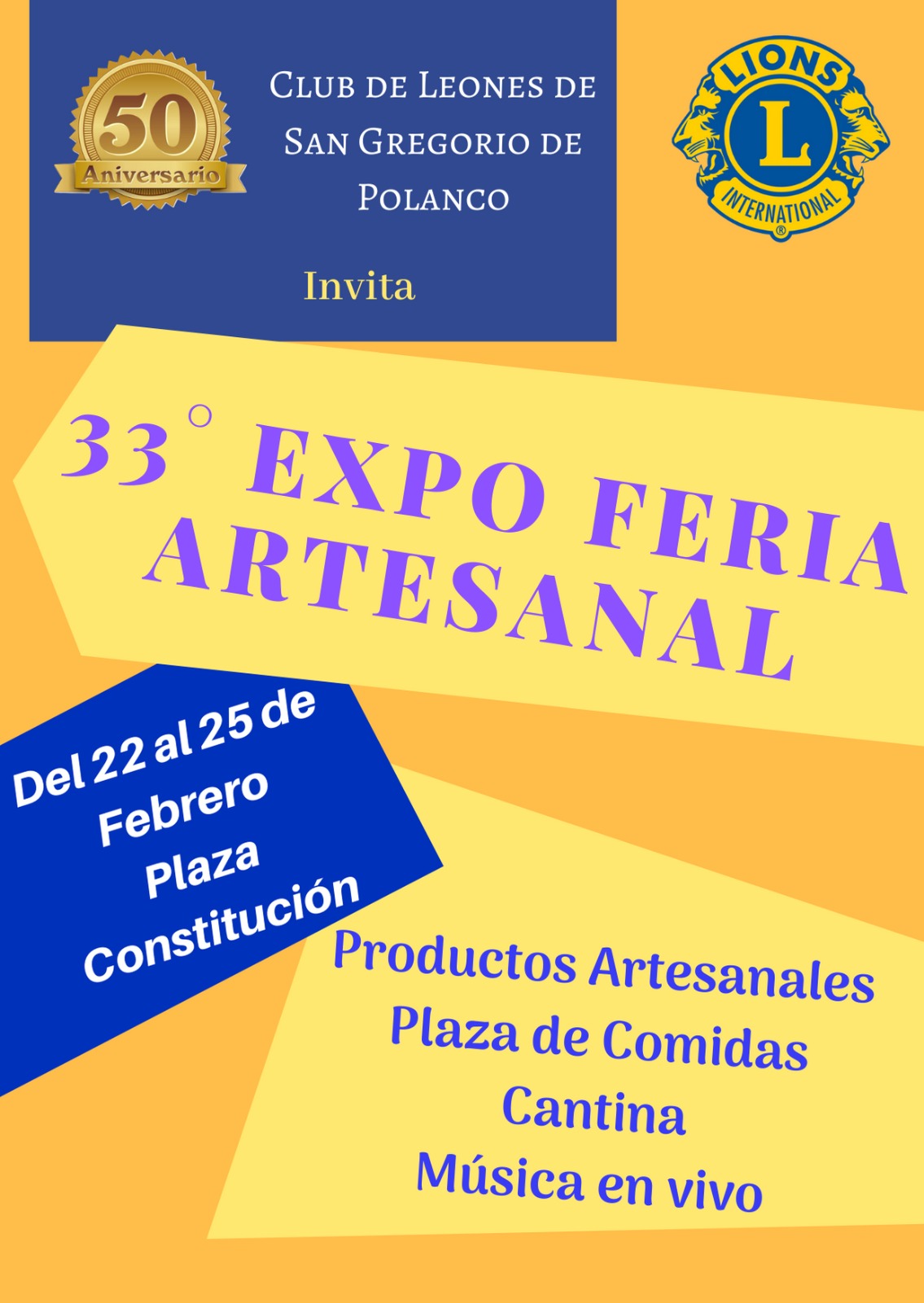 33º Expo Feria Artesanal, San Gregorio de Polanco