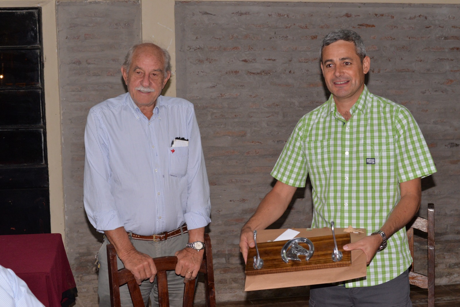 Patria Gaucha le agradece a Manuel Camejo su servicio prestado integrando la Comisión Organizadora