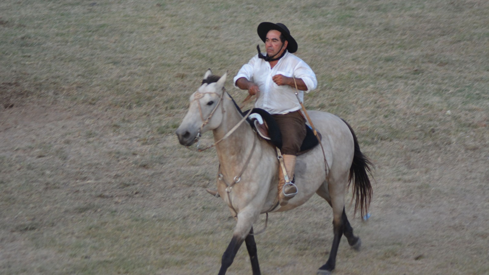 El mejor jinete de la fiesta de La Patria Gaucha fue en éste 2020 Yasinton Sacias