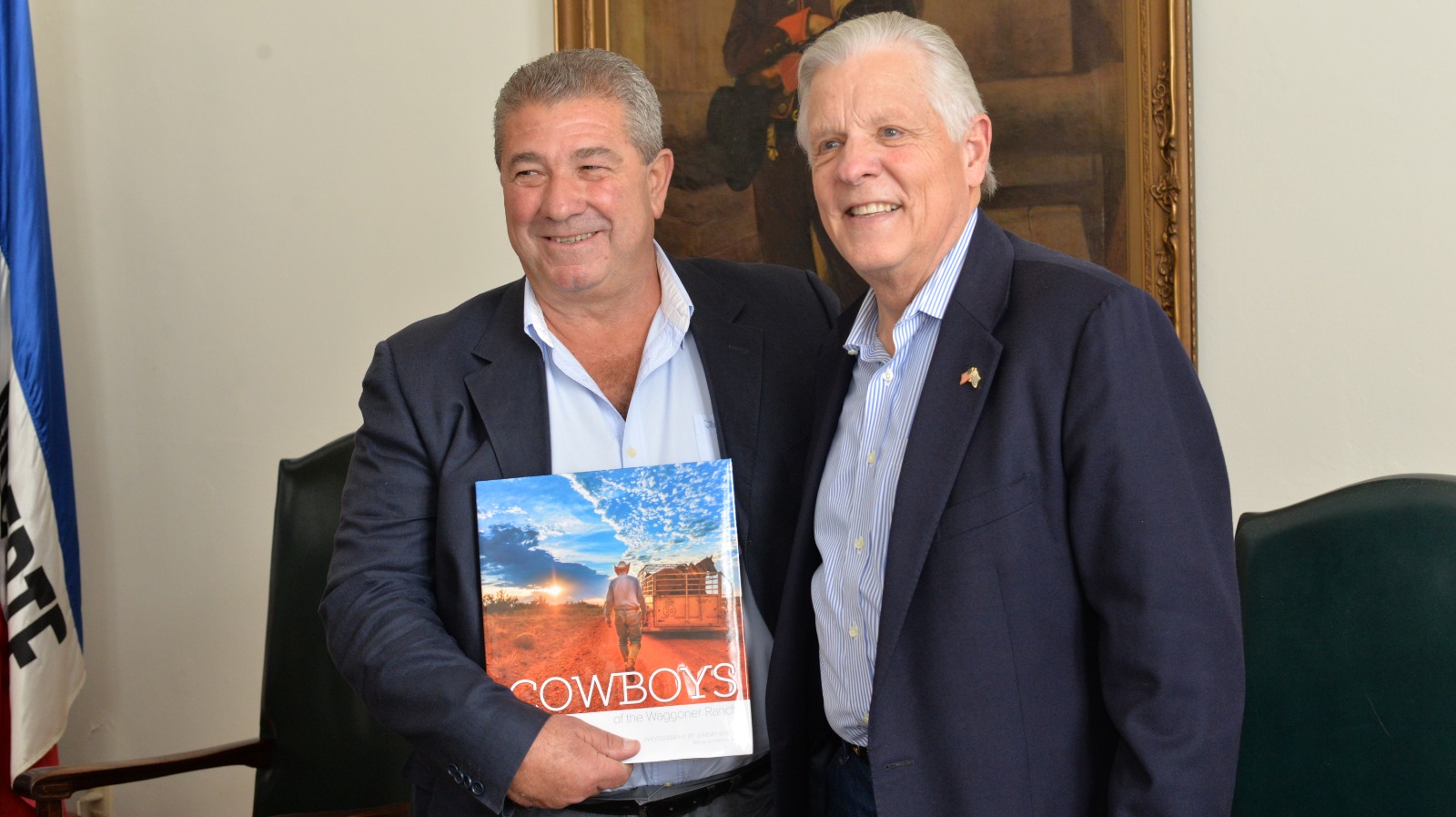 El Presidente de la República Luis Lacalle Pou y varios diplomáticos visitaron Tacuarembó y se reunieron con el Intendente Departamental Dr. José O. Menéndez