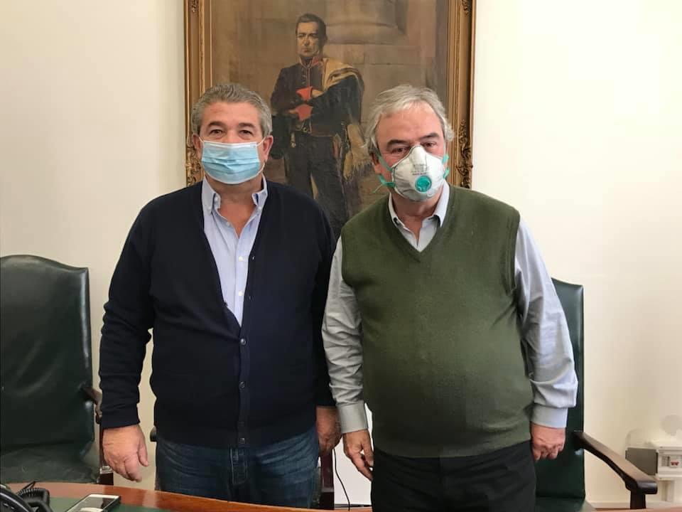 El Ministro Heber recibió el planteo para instalar semáforos en el cruce de la Avenida Torres Medeiros y Radial Ruta 26