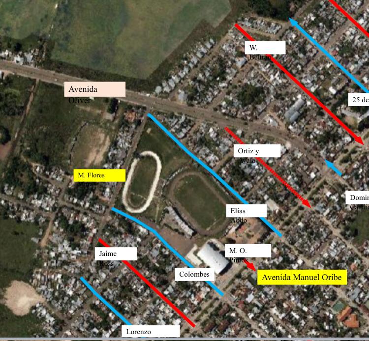 Sentidos únicos de circulación en zona oeste de la ciudad