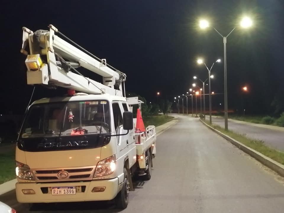 En Paso de los Toros se recambia la luminaria por focos Led inteligentes