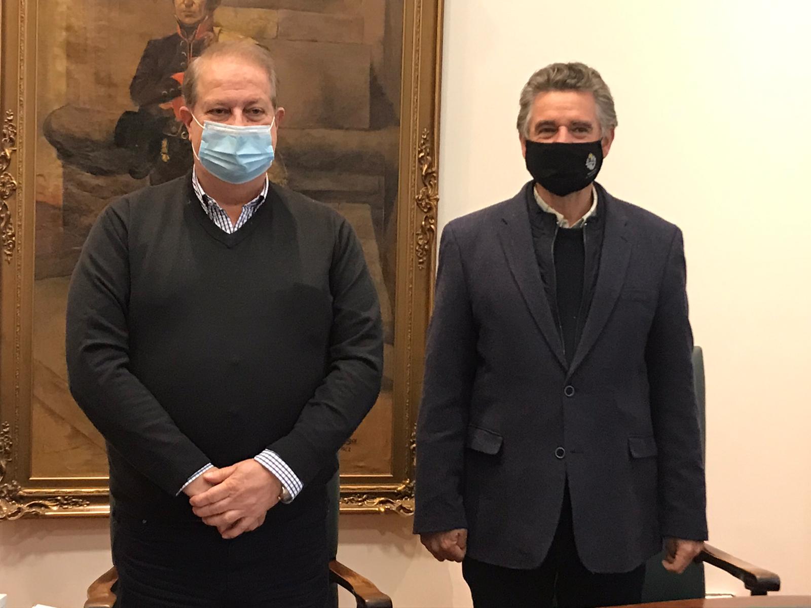 El Intendente Wilson Ezquerra recibió al subsecretario de Medio Ambiente, Dr. Gerardo Amarilla