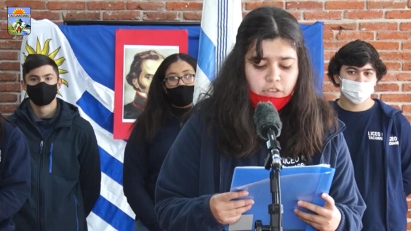 Conmemoración del 257º aniversario del natalicio de José Gervasio Artigas