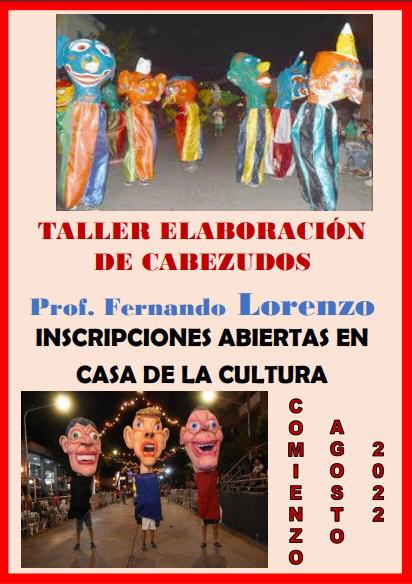 Cabezudos rumbo al Carnaval 2023