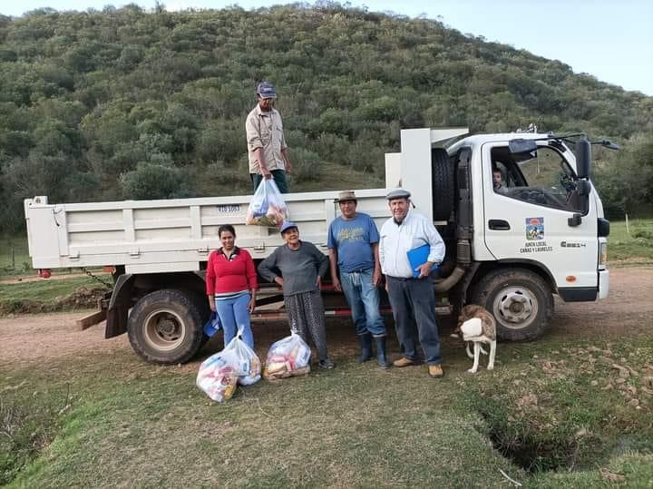 Intendencia distribuyó canastas de alimentos en las Quebradas del Norte